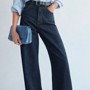 Reformation Cary High-Rise Slouchy Wide Leg Jeans